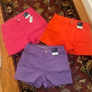 Old Navy Women's Shorts - Pink, Orange, Purple